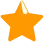 pomarańczowa ikona gwiazdy